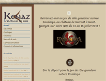 Tablet Screenshot of kenaz.fr